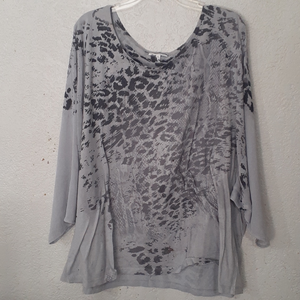Cute plus size tunic in animal print